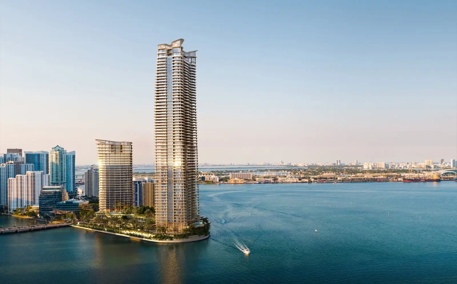 Mandarin Oriental Residences: la torre (render del desarrollador)