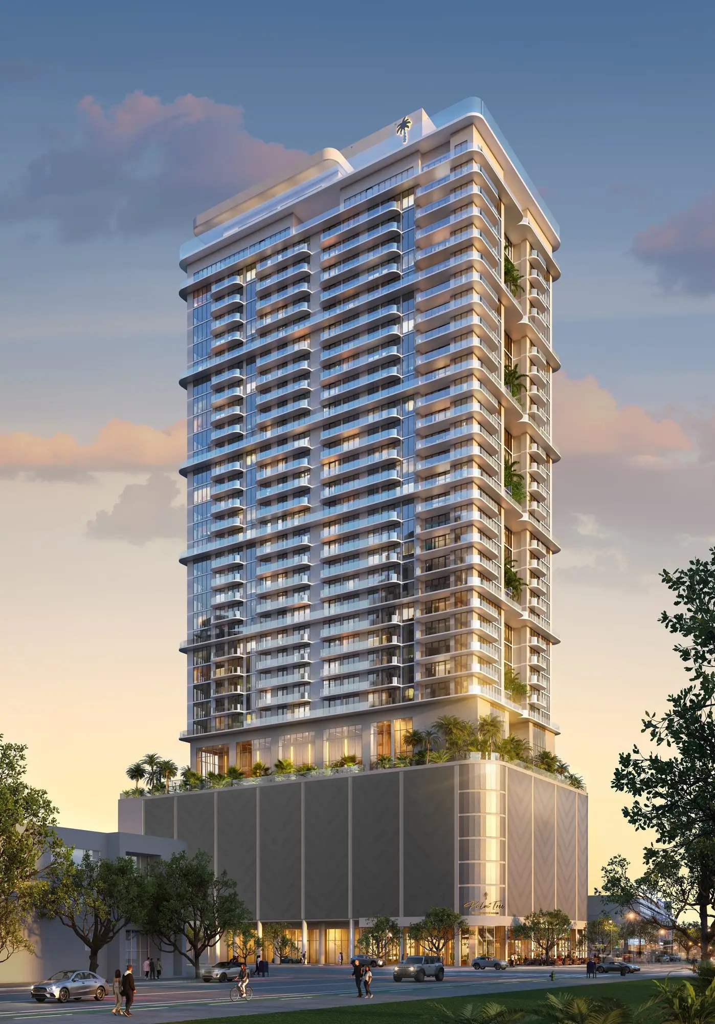 Palm Tree Residences: a torre (render da incorporadora)