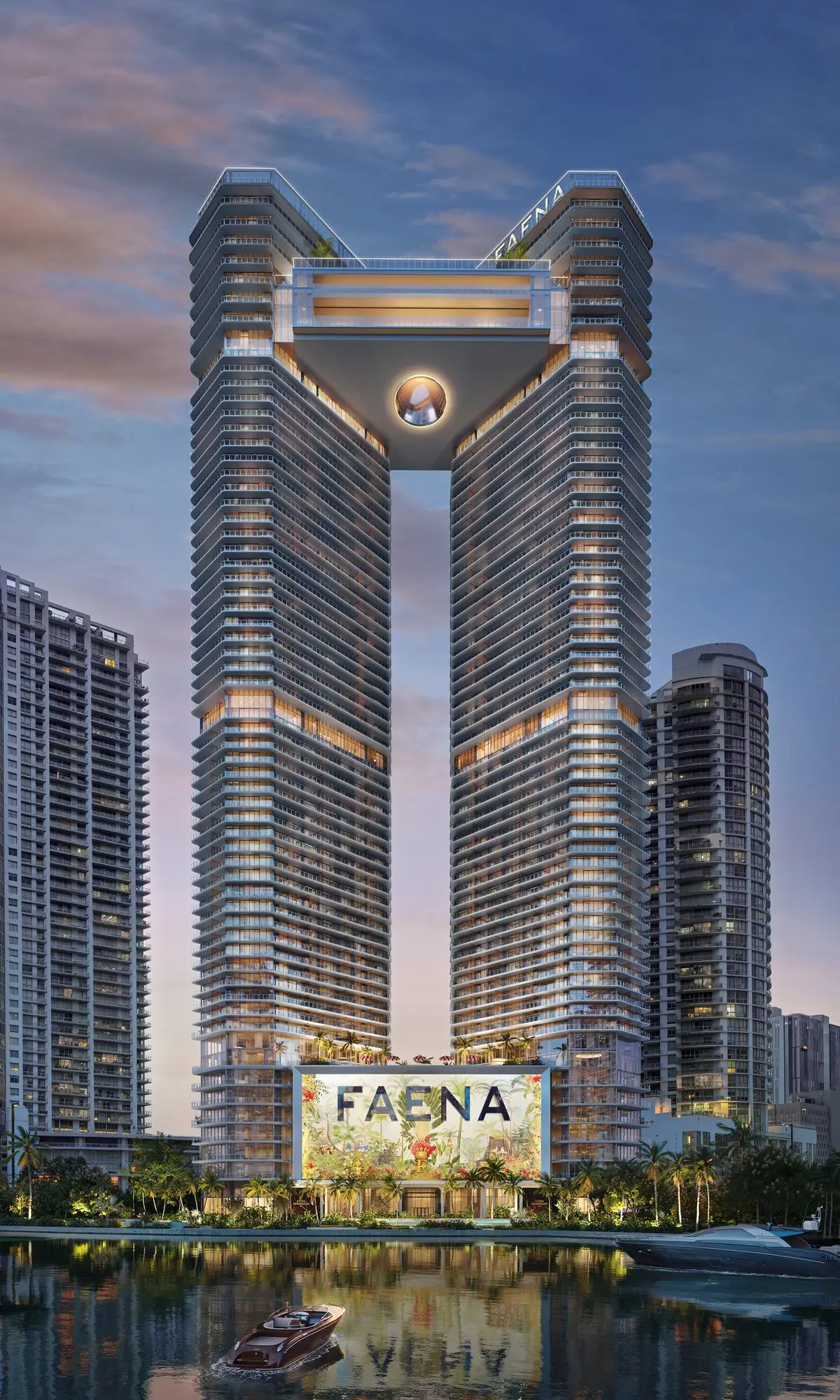 Faena Residences: la torre (render del desarrollador)