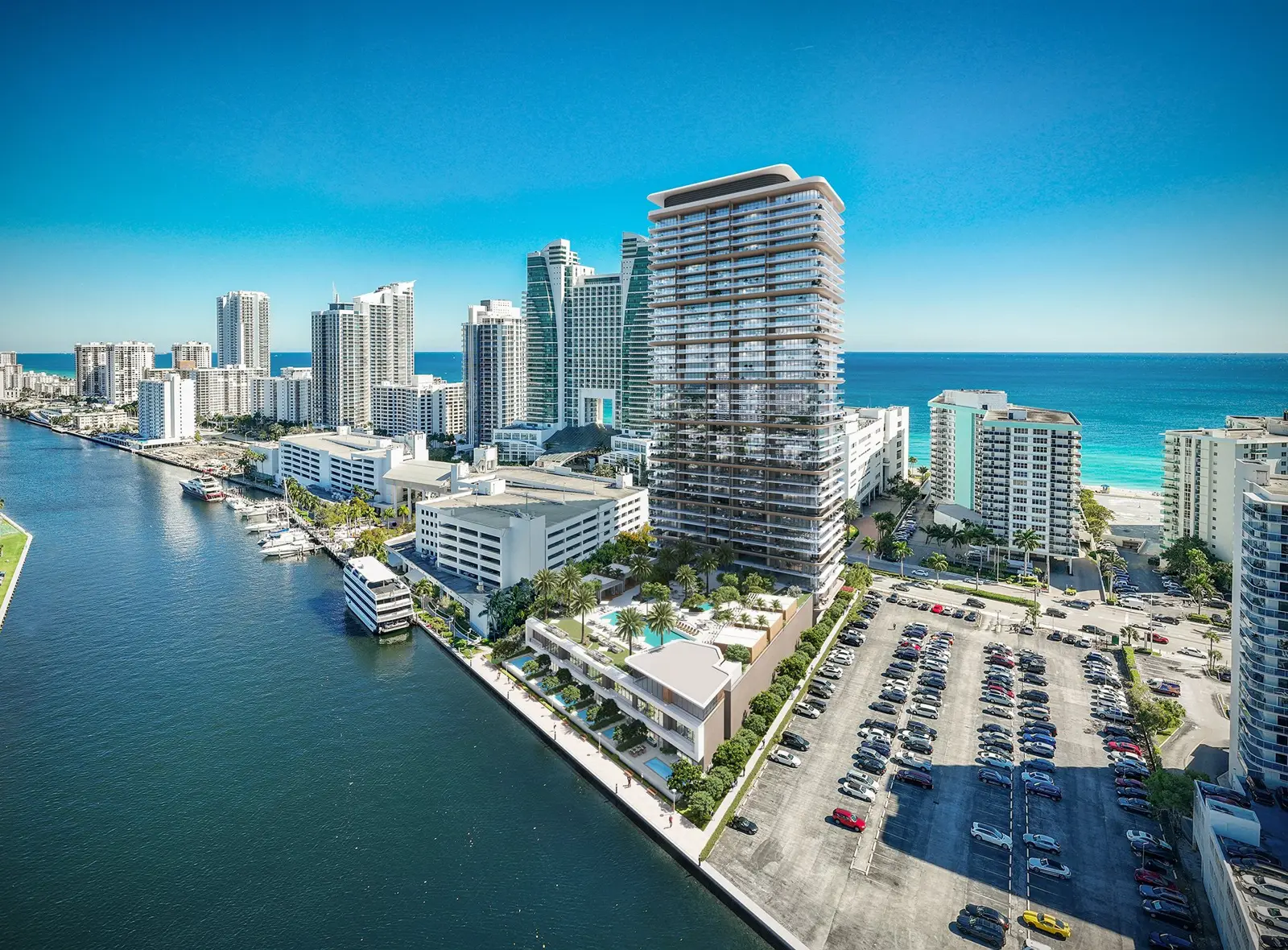 Icon Beach Residences: la torre (render del desarrollador)
