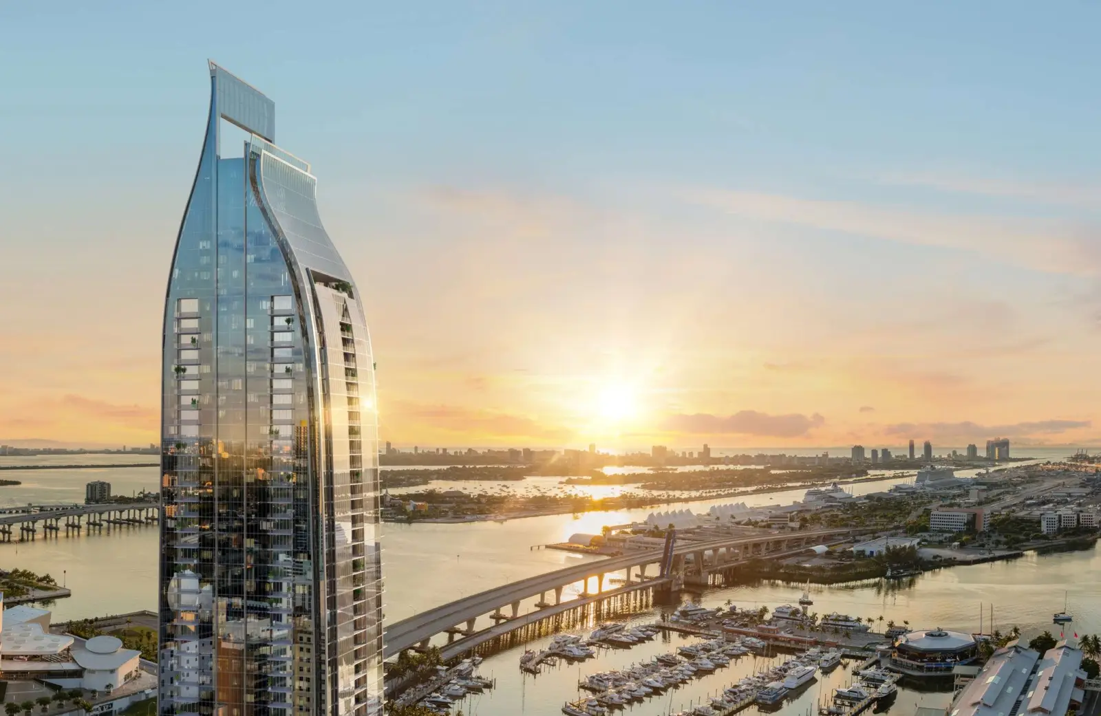 Delano Residences: a torre (render da incorporadora)