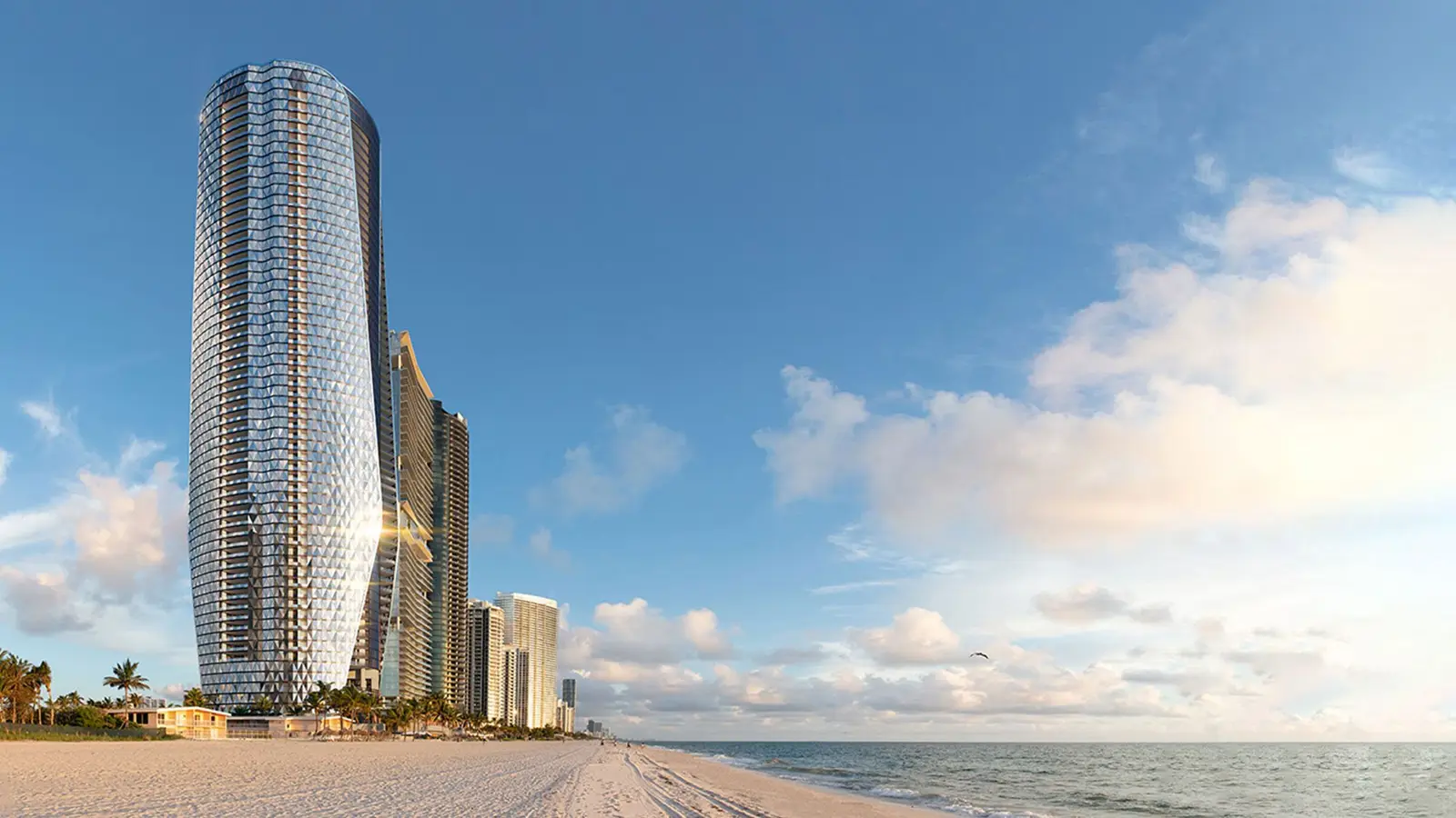 Bentley Residences: a torre (render da incorporadora)