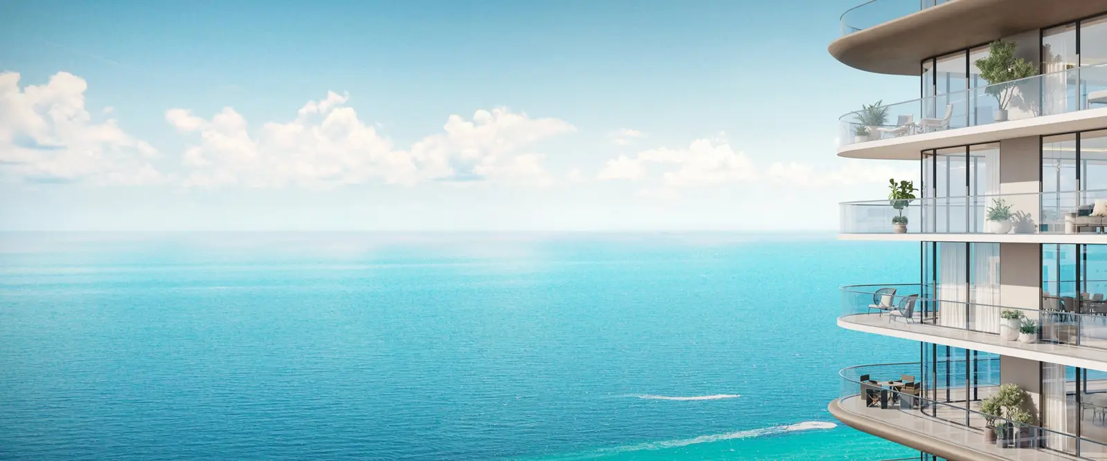 Icon Beach Residences: la torre (render del desarrollador)