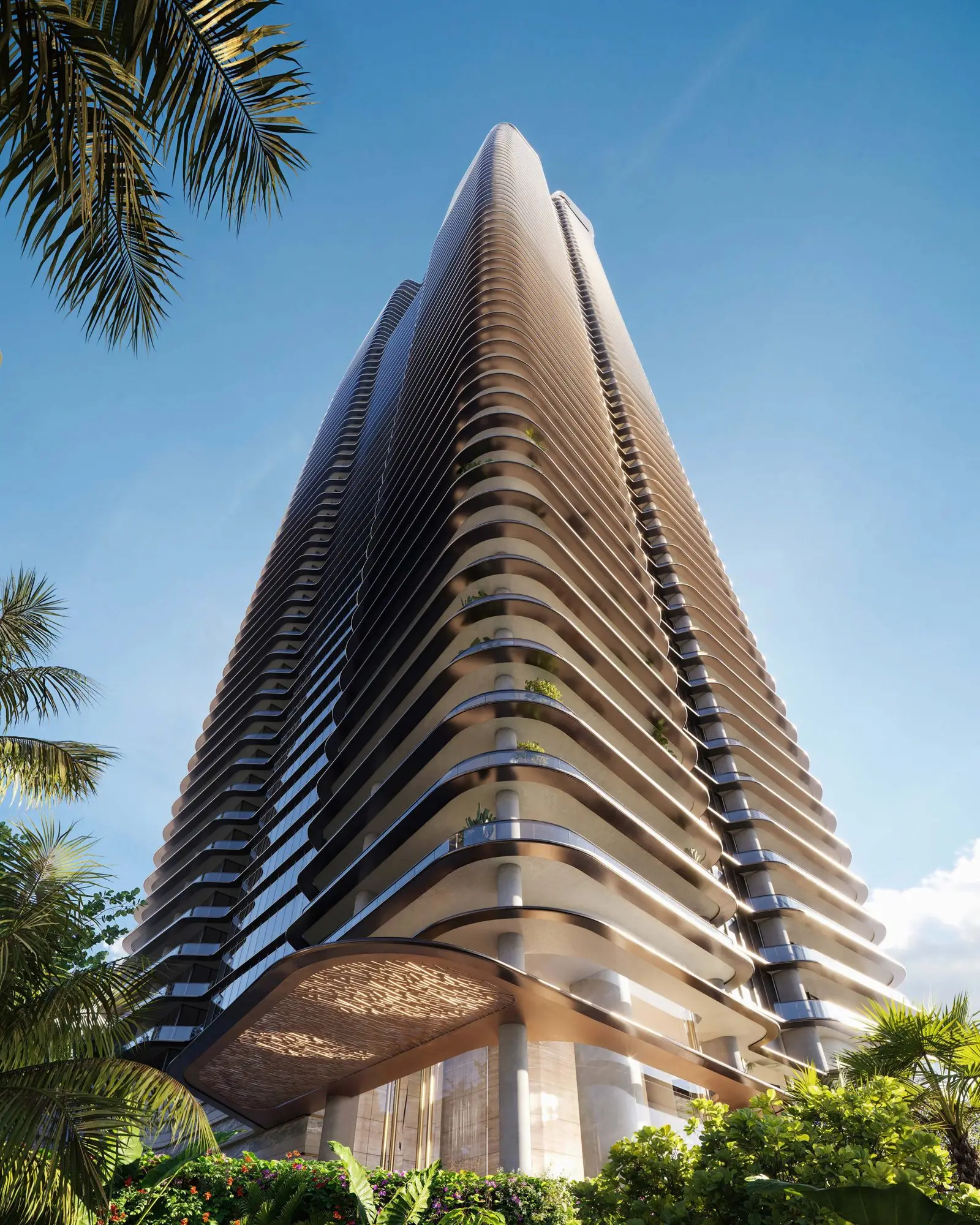 Mandarin Oriental Residences: la torre (render del desarrollador)