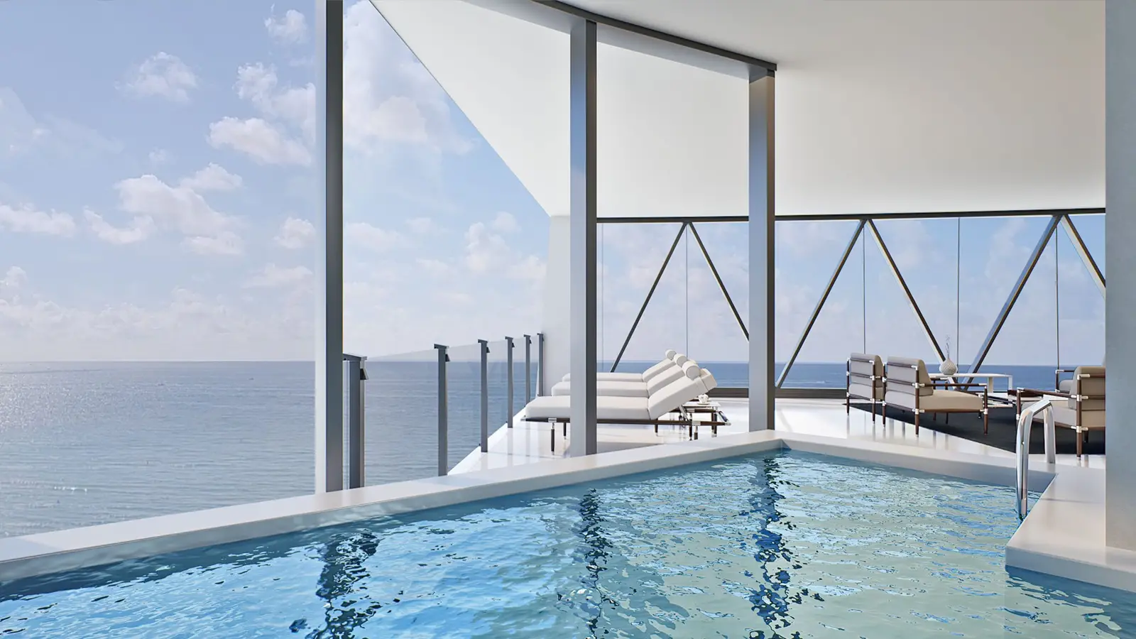 Bentley Residences: uma residência (render da incorporadora)
