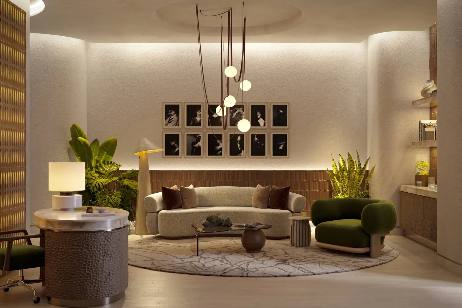 Icon Beach Residences: los amenities (render del desarrollador)