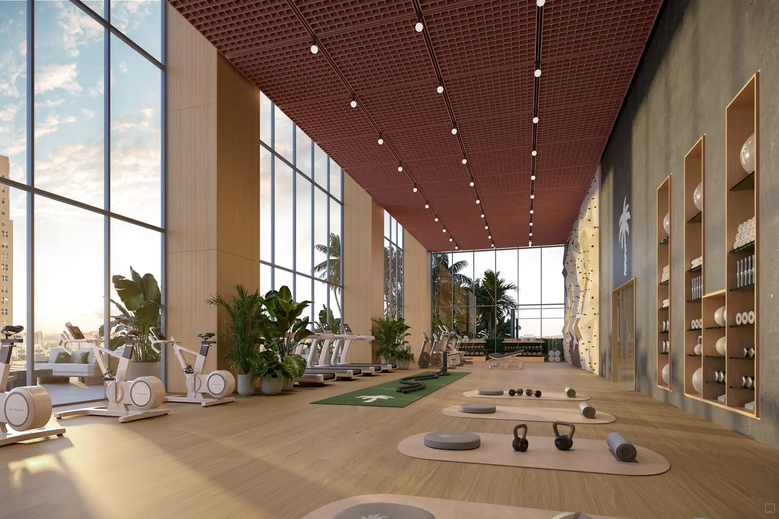 Palm Tree Residences: as áreas comuns (render da incorporadora)