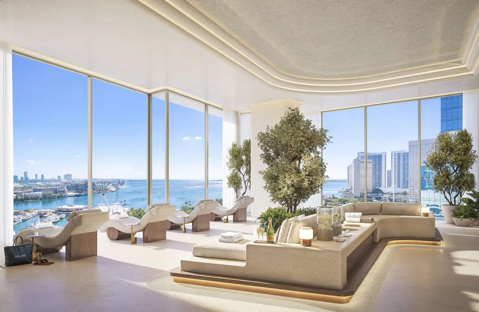 Delano Residences: as áreas comuns (render da incorporadora)