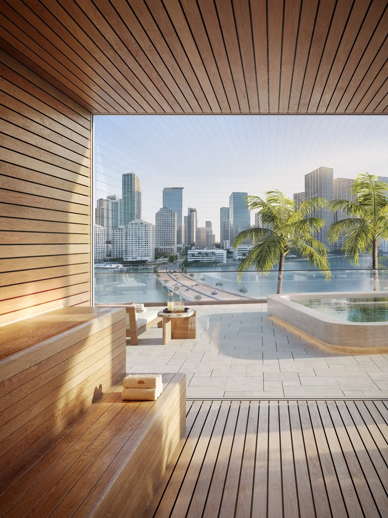 Mandarin Oriental Residences: los amenities (render del desarrollador)